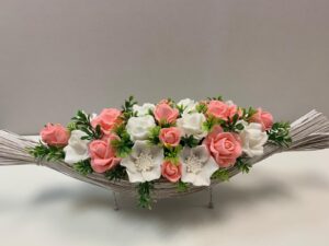 Цветя изработени с глицеринов ароматен сапун