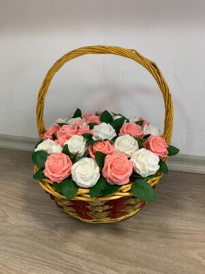 Цветя кошници изработени с глицеринов ароматен сапун универсален магазин 29 етаж 1 Стара Загора Център