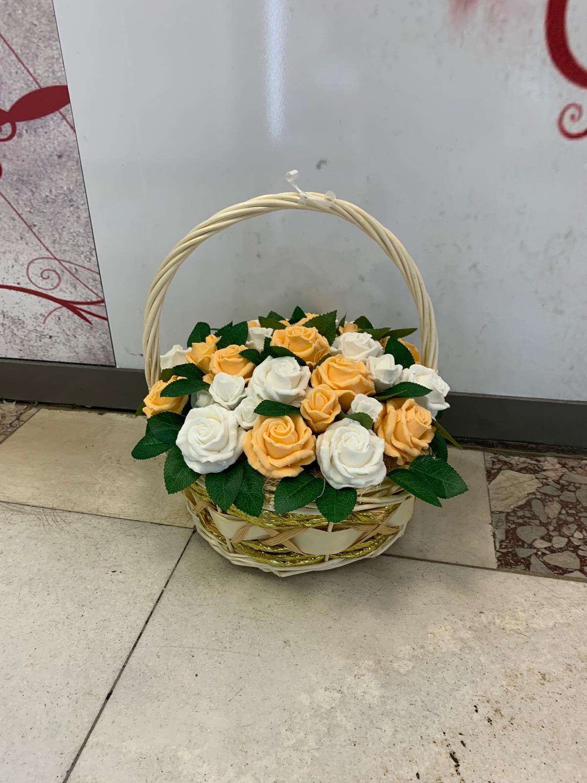 Цветя кошници с глицеринов ароматен сапун