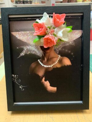 Цветя, картина изработена от глицеринов ароматен сапун