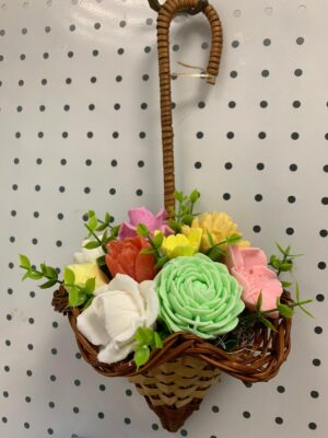 Цветя изработени с глицеринов ароматен сапун